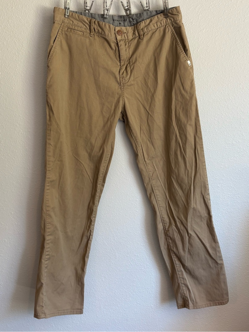 Quiksilver Men's Tan Chino Pants
